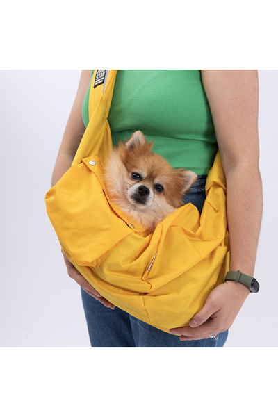 Pawstar Sarı Crossbody Çanta Kedi Köpek Taşıma Çantası