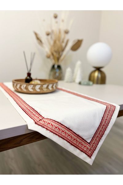 Filamente Πρωτοχρονιάτικο θέμα Runner / 140x40 / Χειροποίητο / Ραμμένο ανθεκτικό στους λεκέδες / Χριστουγεννιάτικο θέμα - Χριστουγεννιάτικο θέμα