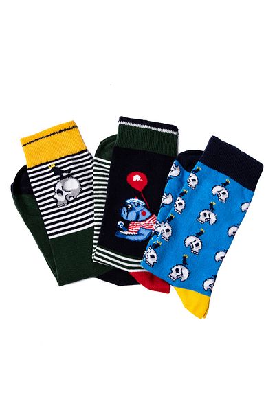Biggdesign Mr Allright Man Men's Socks Set