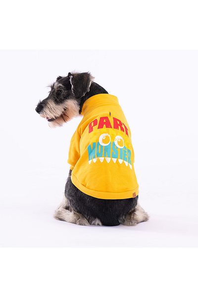 Pawstar Yellow Monster Cat Dog Jacket Cat Dog Outfit Cat Dog Dress