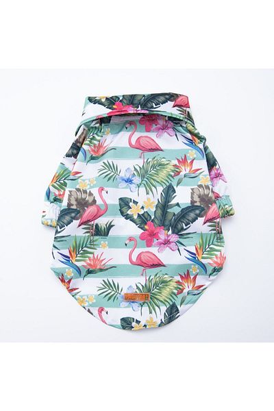 Pawstar Hawaiian Large Dog Shirt - Dog Clothes (15 KG-45 KG)