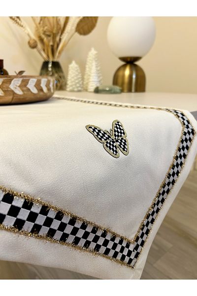 Filamente Runner / Ανάγλυφο / Χειροποίητο / Ραμμένο δρομέας ανθεκτικό στους λεκέδες 140x40