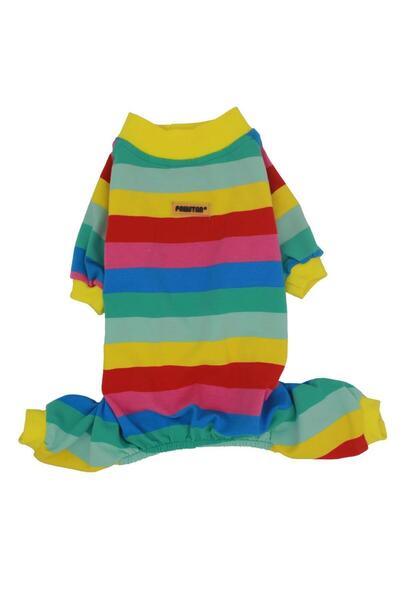 Pawstar Colorfit Big Rompers Renkli Büyük Köpek Penye Pijama Tulum (15kg-45kg)