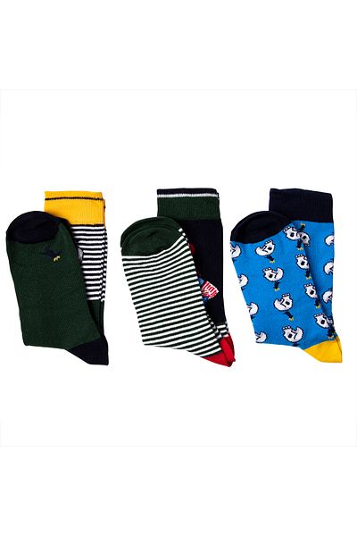Biggdesign Mr Allright Man Men's Socks Set
