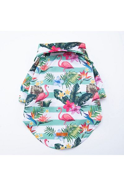 Pawstar Hawaiian Cat Dog Shirt - Cat Dog Outfit