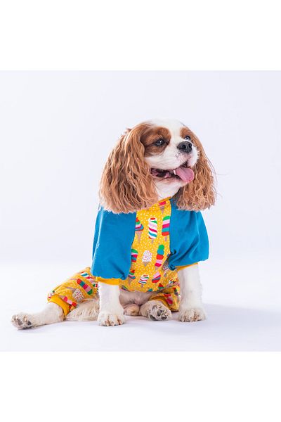 Pawstar Ice Cream Cat Dog Pajamas Cat Dog Jumpsuit Cat Dog Outfit