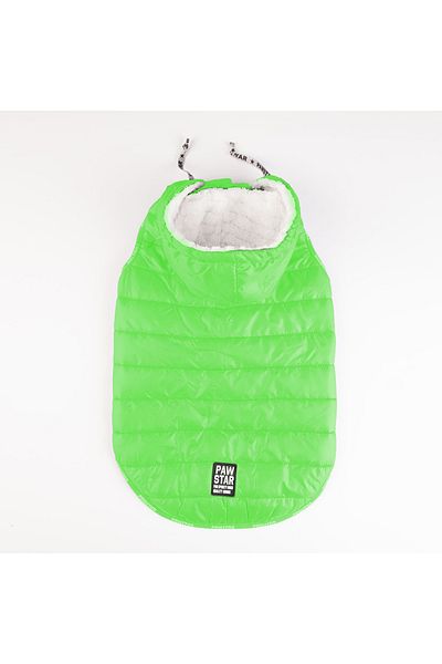 Pawstar Neon Green Railway Anorak Vest Dog Vest Dog Outfit Dog Raincoat