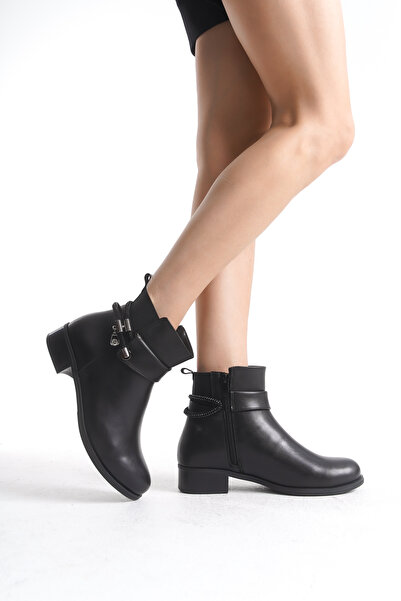 Solo Bag Жіночі черевики на блискавці з ланцюжком та деталями