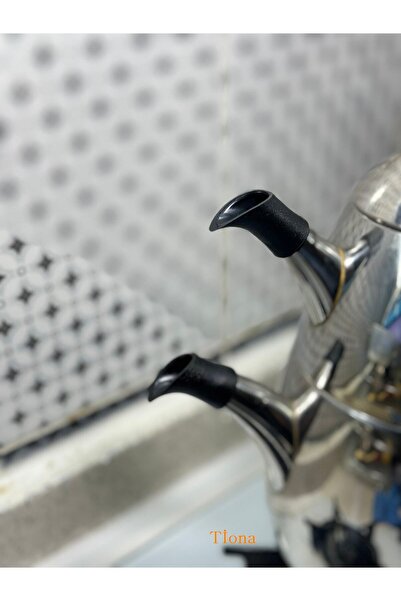 Tİona 2 قطعة وعاء الشاي تلميح مكافحة تسرب جهاز سيليكون إبريق الشاي وعاء الشاي...