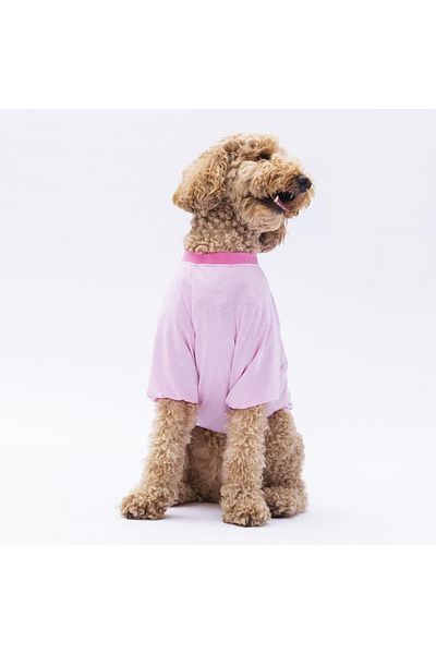 Pawstar Super Paws Pink Large Dog Sweatshirt - 15 KG-45 KG Dog Clothing