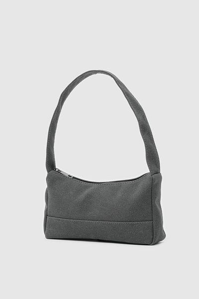 Shule Bags Geantă baghetă Casper Suede Antracit