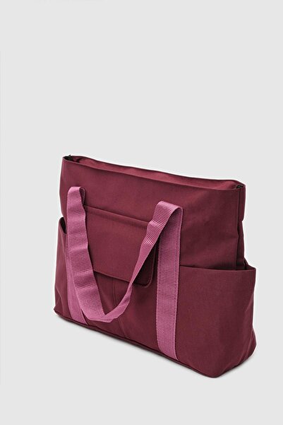 Shule Bags Pettit Bigger Bordo Tote Çanta