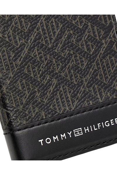 Tommy Hilfiger Th Monogram Patterned Metal Cc Holder