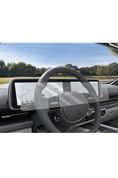 Engo Hyundai Ioniq 6 Matte Screen Protector Multimedia Digital Dial