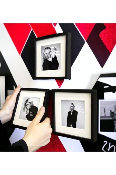 Hediyemi Самозалепващо се черно PVC пакетче 14x14cm