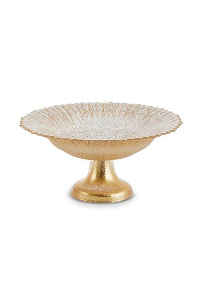Karaca Gold Bryan Decorative Sugar Bowl - Footed, 22 cm