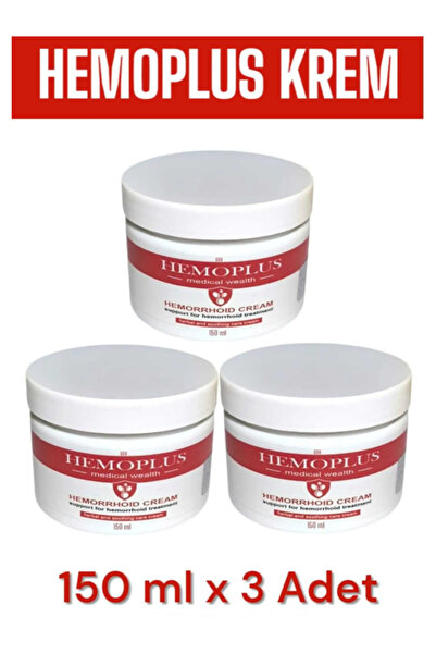 HİNTOHU Hemoplus Krem 150 ml - Hemorrhoid Cream X 3 adet
