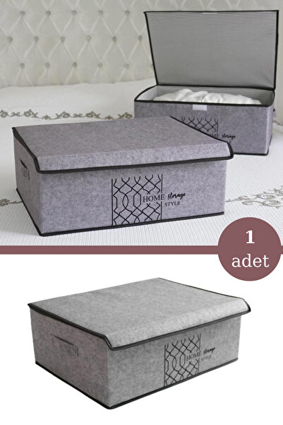 Evren Keçe Kapaklı Baza Hurcu, Yatak Kanepe Altı Yastık Kıyafet Çamaşır Düzen...