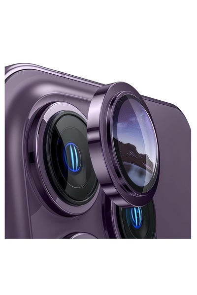 Velvoria iPhone 14 Pro Max Sapphire Lens Protector Purple