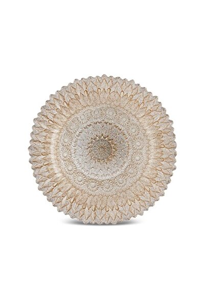 Karaca Gold Bryan Decorative Sugar Bowl - Footed, 22 cm