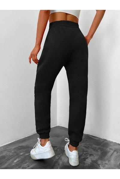 Mood Lab Pantaloni de trening elastic cu 3 fire pentru femei