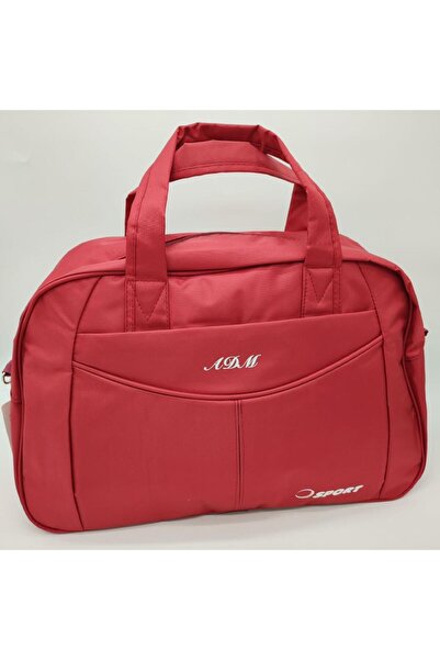 SEVENTEEN Orta Boy Seyehat Ve Spor Çantası Bordo Renk