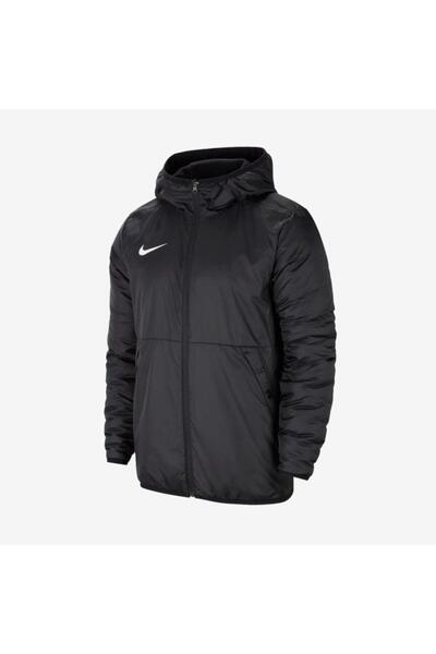 Nike Men's Hooded Black Water Resistant Thermal Fabric Fleece Double Pocket J...