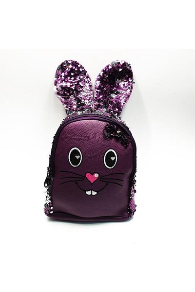 Sanalbolluk Children's Backpack with Rabbit Figure
