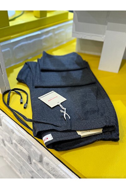 Perecoma Corcotti DÜZ BELDEN LASTİKLİ KIŞLIK PANTOLON