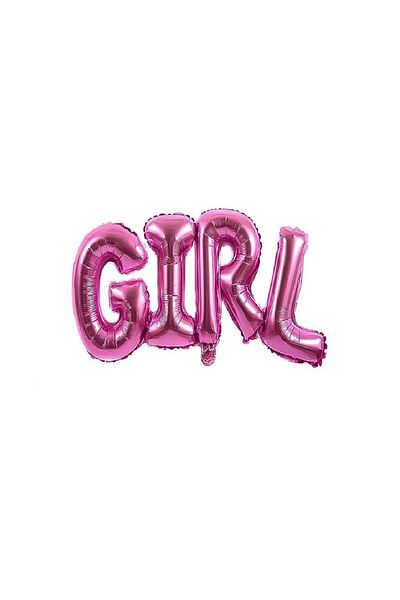 LOTUS PARTY Gender Reveal Party - Girl - Boy Lettering Foil Balloon