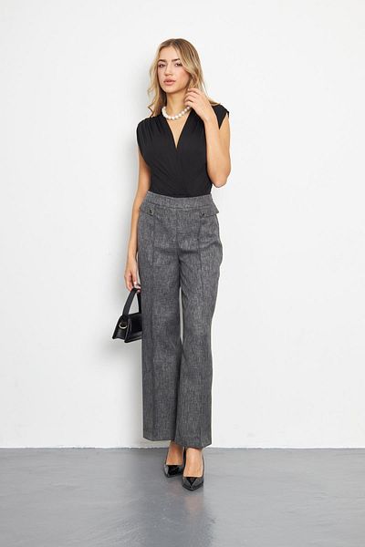LOVELF Anthracite Color Pocket Detailed Pants