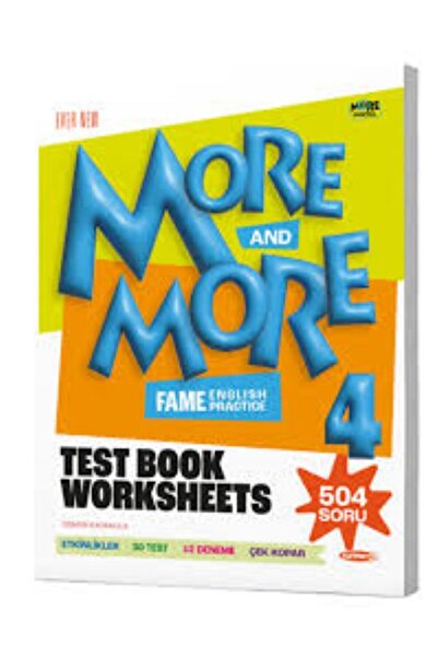 Kurmay Yayınevi More And More 4. Sınıf Test Book Worksheets More&more