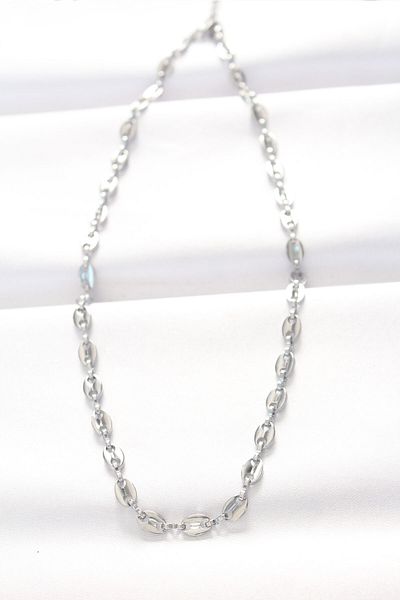 Skygo 316L Steel Special Series Silver Color Sailor Chain Necklace
