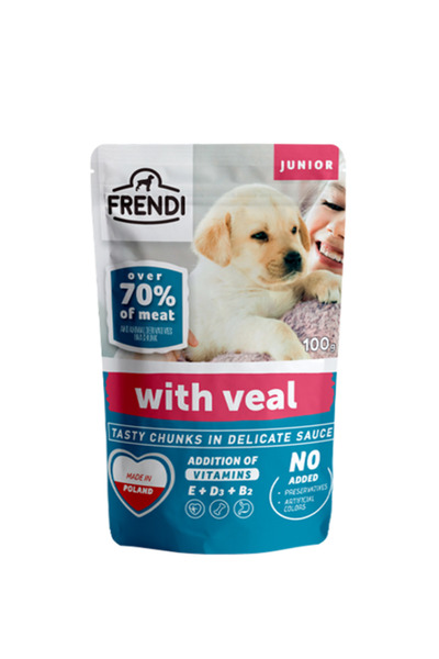 FRENDİ FRENDİ Soslu Dana Etli Yavru Tam Yaş Mama