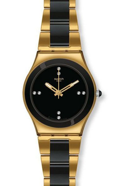 Swatch YELLOW PEARL BLACK