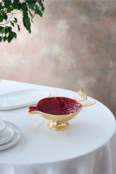 Karaca Home Karaca Tina Dekoratif Ayaklı Çerezlik 29,5x19 cm