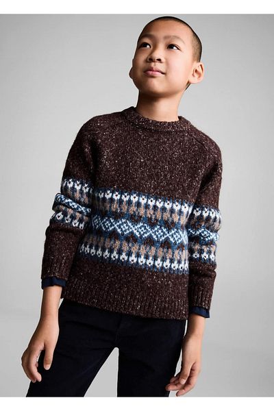 MANGO Kids Pulover Roșu Claret