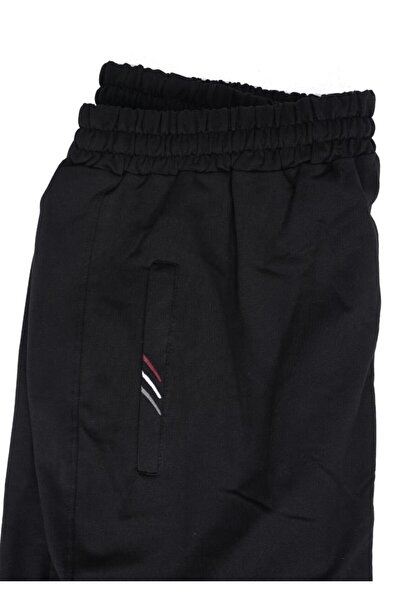 Sanalbolluk Oversize Elastic Leg Sweatpants Black Color