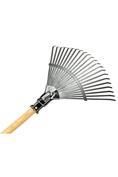 Raco 53736 Ahşap Saplı Ayarlı Kelepçeli Metal Çim Ve Yaprak Topl