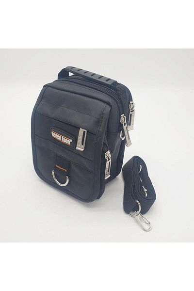 SEVENTEEN Horizontal Zippered Covered Mini Size Men's Handbag