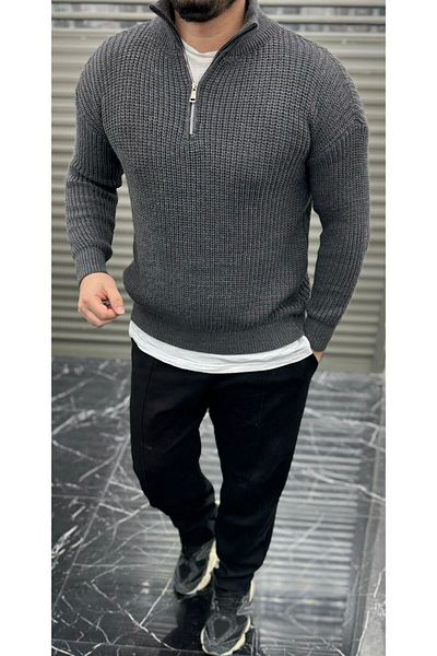 ferywear High-Top Half Zippered Knitwear