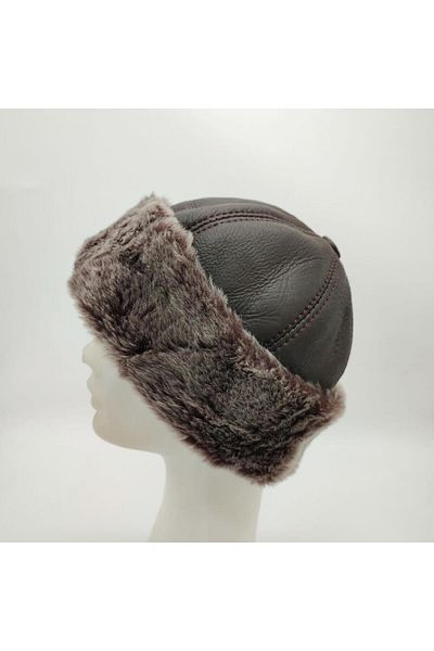 Sanalbolluk Brown Chechen Model Fur Beret