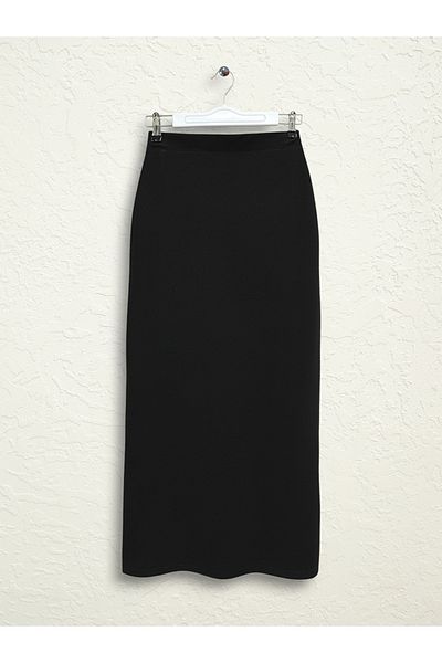 Modamorfo Elastic Waist Crepe Pencil Skirt
