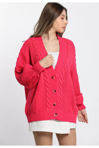 IŞILDA FASHION Cardigan de damă tricotat cu modele