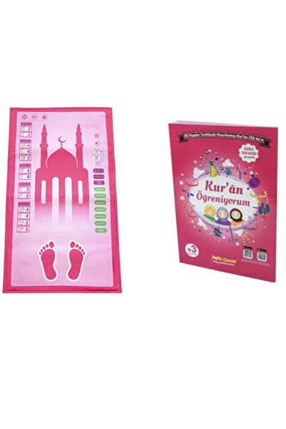 Ayfa Basın Yayın Sesli Konuşan Namaz Kıldıran Seccade - Pembe Elifba Hediyeli