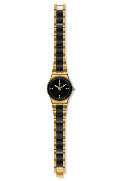 Swatch YELLOW PEARL BLACK