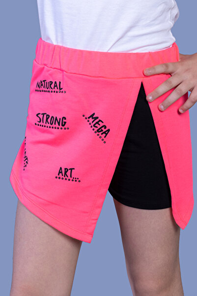 Toontoy Κορίτσι - Σορτς με τύπωμα με λεπτομέρεια Garni