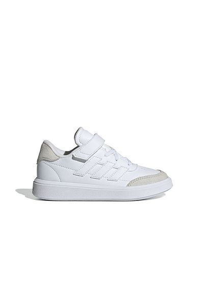 adidas Courtblock El C - Kids White Casual Shoes Id6507