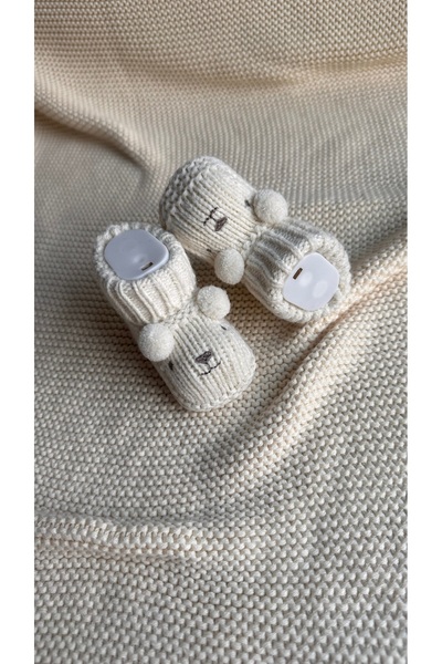 Myluni Ayıcıklı Örgü Patik