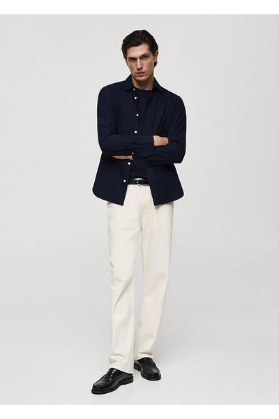MANGO Man 100% Cotton Slim Fit Shirt